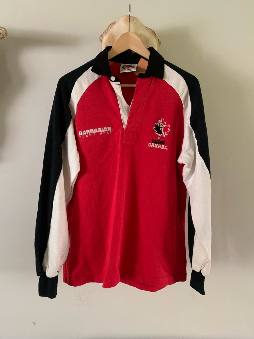 Vintage Barbarian Rugby Canada Jersey